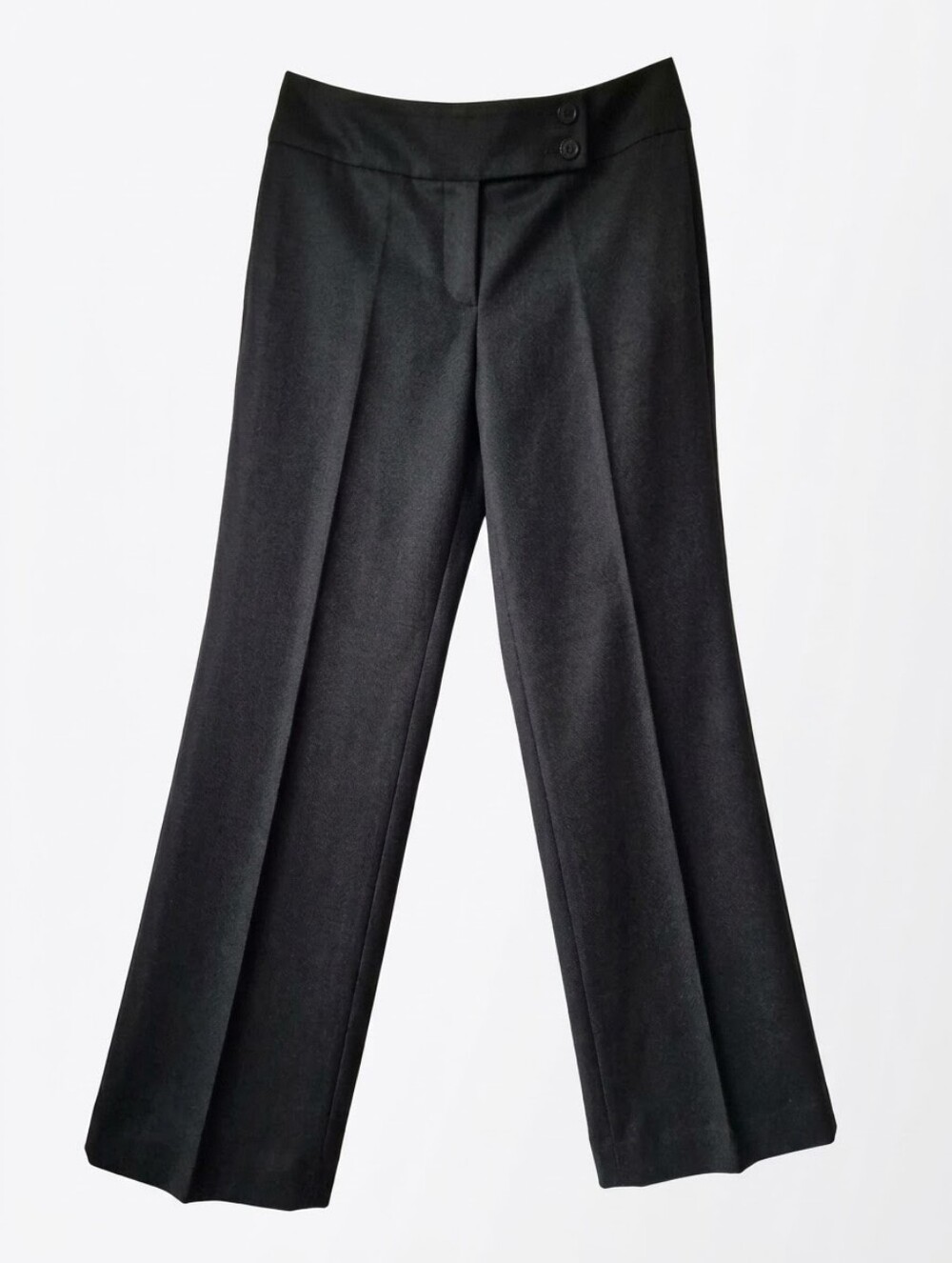 MICHAEL KORS Black 100% Linen Wide Leg Pants Size 8